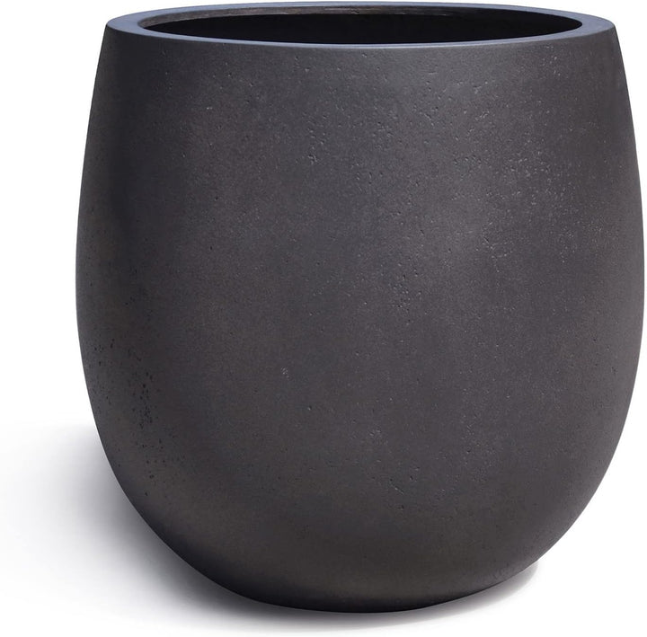 ESCHBACH® Pflanzkübel HIGH Balloon 30 Espresso Anthrazit Rund * 30 x 30 x 30 cm * 10 Jahre Garantie