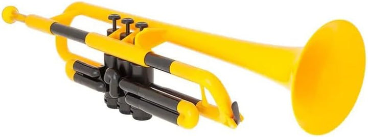 pTrumpet 700627 Trompete mit Tasche und Mundstück gelb, gelb