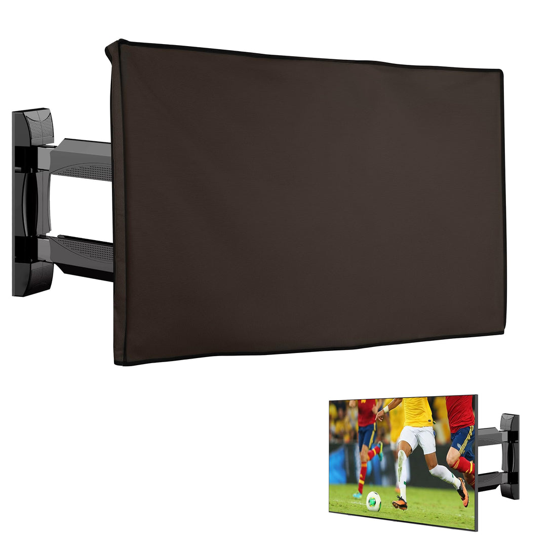 kwmobile 43" TV Outdoor TV Abdeckung - Fernseher Hülle Bildschirmschutz - Schutzhülle wetterfest - C