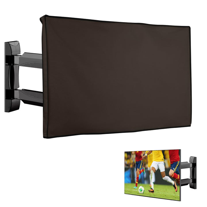kwmobile 43" TV Outdoor TV Abdeckung - Fernseher Hülle Bildschirmschutz - Schutzhülle wetterfest - C