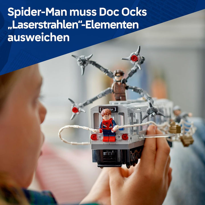 LEGO ǀ Marvel Spider-Man vs. Doc Ock: Showdown in der U-Bahn - Kreatives Spielzeug mit Superhelden M