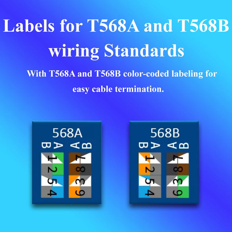 10 Stück Netzwerkstecker Cat 7 werkzeuglos CAT7 CAT7A RJ45 LAN UTP Kabel Stecker Blau ohne Werkzeug