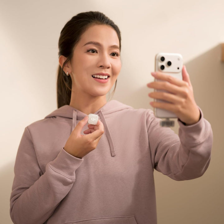 DJI Mic Mini 2S (1 TX + 1 Handy-Empfänger + Case), KI-Geräuschunterdrückung Mic Mini 2S (1 Sender +