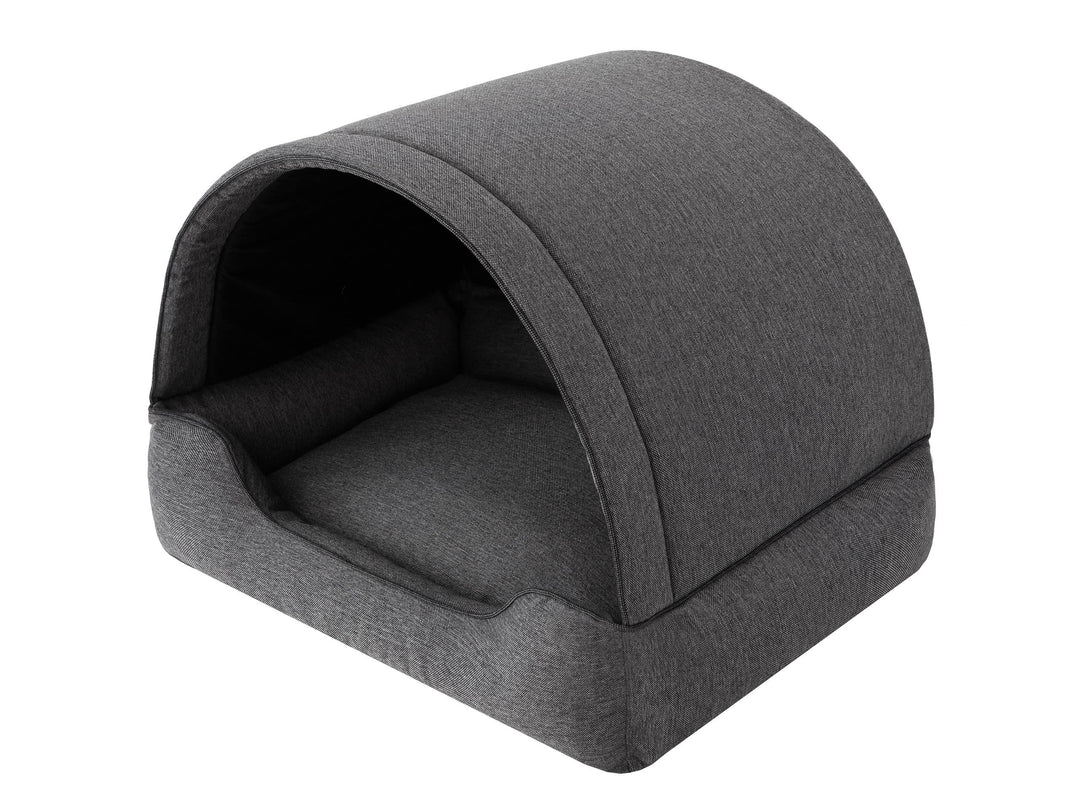 PillowPrim Hundebett, Stoffhundehaus, Katzenhöhle, Hundehütte, Hundekorb, Hundeliege, Schlafplätze,