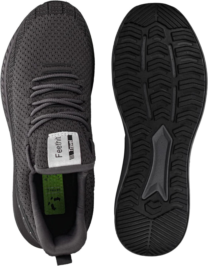 Feethit Turnschuhe Herren Laufschuhe Sportschuhe Sneaker rutschfeste Gummisohlen Leichte und Atmungs