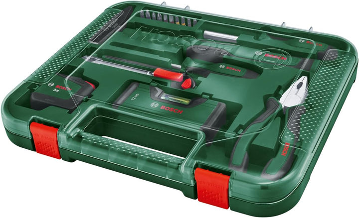 Bosch Universal Werkzeug-Set, 17-teilig (vielseitiger Werkzeugkoffer, bestückt, hochwertig, ergonomi
