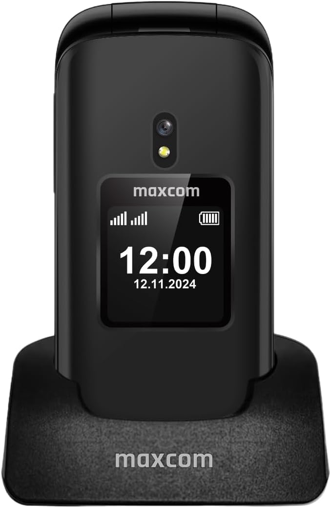 MAXCOM MM834 Mobiltelefon für Senioren, einfach zu bedienen, SOS-Taste, grosse Tasten, grosse Symbol