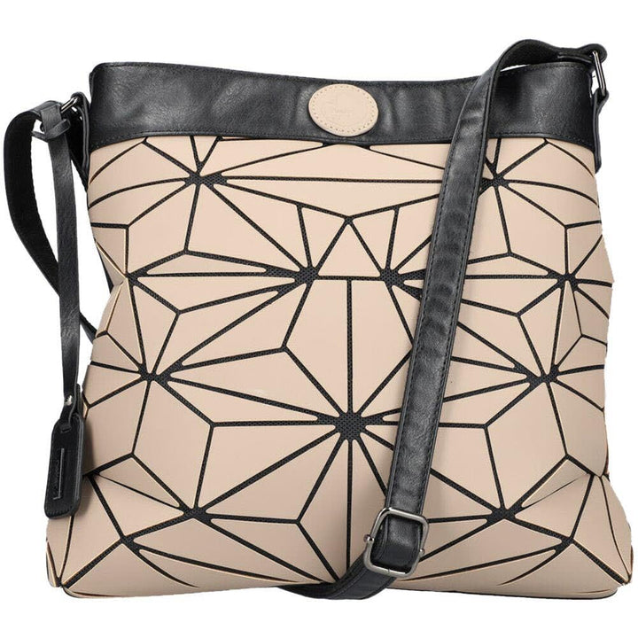 Rieker Damen H1316 Umhängetasche Beige, Beige