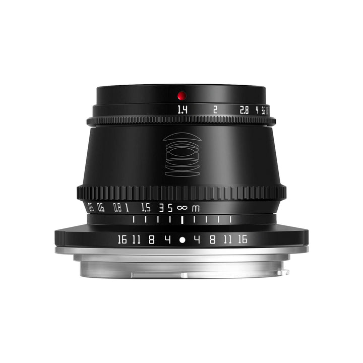 TTArtisan 35mm F1.4 APS-C Kameras Objektiv Manueller Fokus Kameraobjektiv für Canon RF-Mount (Schwar