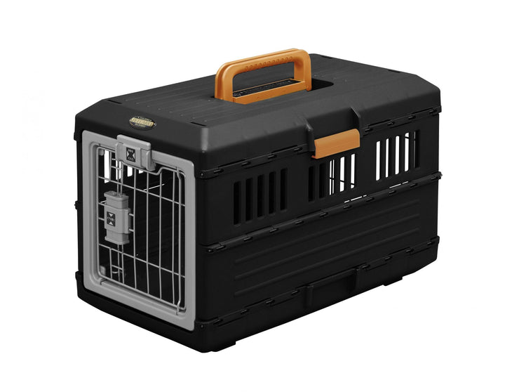 Iris Ohyama, Faltbare Transportbox / Transportkiste, 2 Öffnungen (Vorder- & Rückseite), Tragegriff,