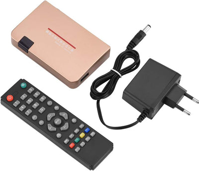 RF zu HDMI Konverter, 100-240V Analog TV Receiver Adapter mit Fernbedienung(EU-Stecker), EU-Stecker