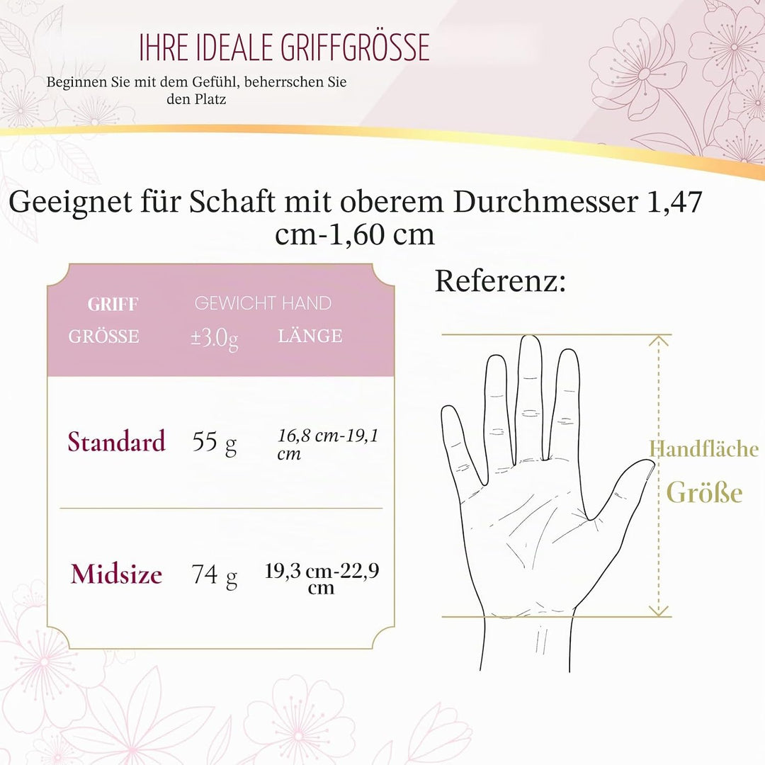 SAPLIZE Golfgriffe, 13er-Set mit komplettem Regripping-Kit, Standard/Midsize, Golfschlägergriffe aus