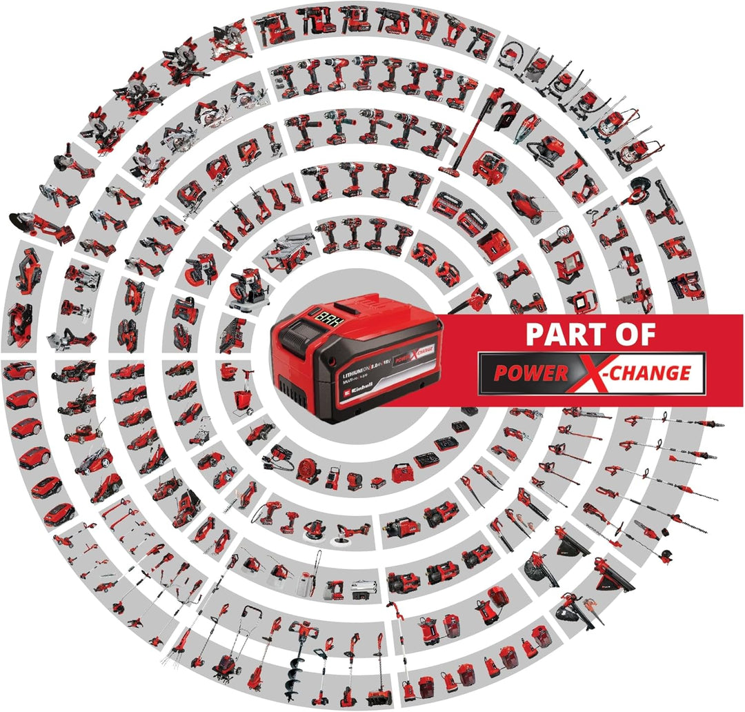 Einhell Akku-Bohrhammer TE-HD 18/20 Li-Solo Power X-Change (18 V, 1.8 J, 20 mm Bohrleistung in Beton