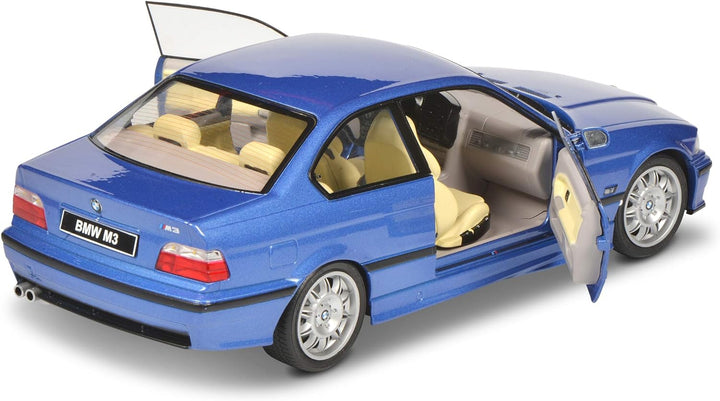 Solido S1803901 BMW E36 Coupé M3, 1990, Modellauto, Massstab 1:18, blau
