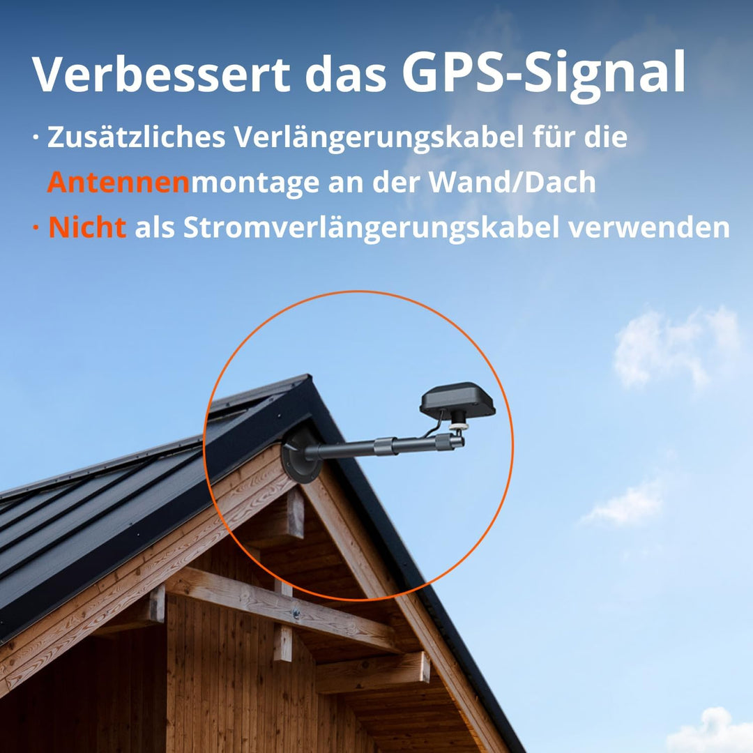 Segway Navimow Antennenverlängerungskabel (10 m), Zubehör für Mähroboter Navimow i105E, i108E, i205