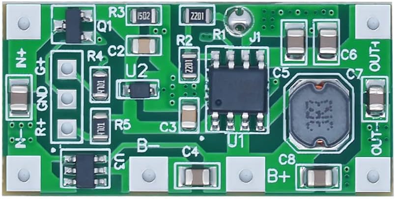 TECNOULAB 5 Stück DC 5 V 1 A USV unterbrechungsfreies Stromversorgungsmodul 18650 Lithium-Batteriesc