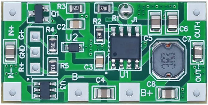 TECNOULAB 5 Stück DC 5 V 1 A USV unterbrechungsfreies Stromversorgungsmodul 18650 Lithium-Batteriesc
