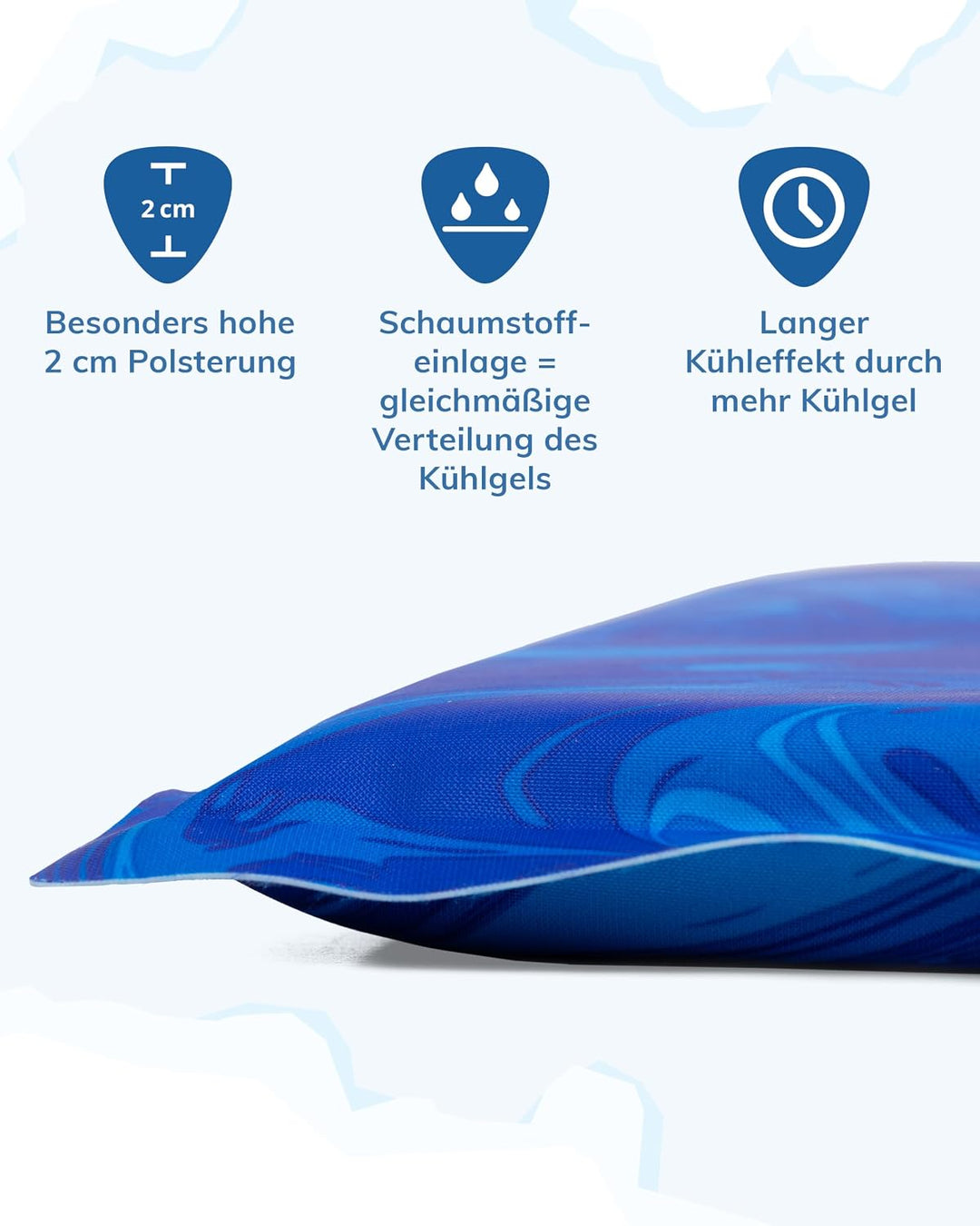 TrendPet Arctic Comfort - 20mm Premium Kühlmatte für Hunde, Hundekühlmatte, selbstkühlende Matte für