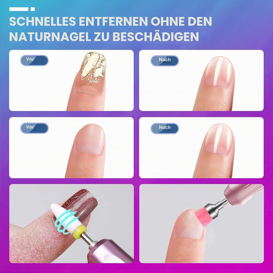 26Stück Nagelfräser Bits Set, 3/32&