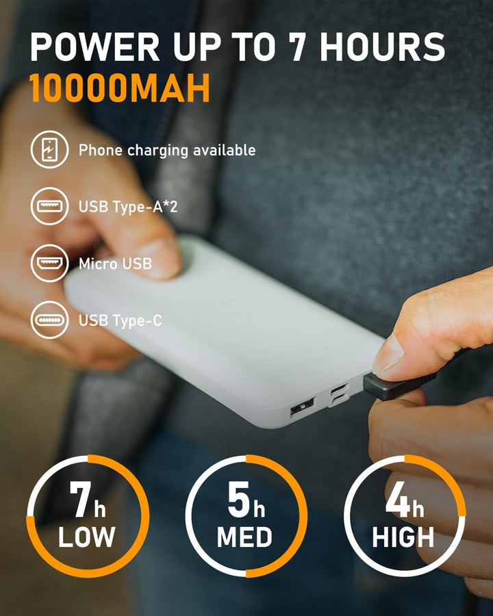 Beheizbare Weste,USB Heizweste herren damen, Wärmeweste mit 12000mAh Akku,Polar-Fleecejacke mit 6 He