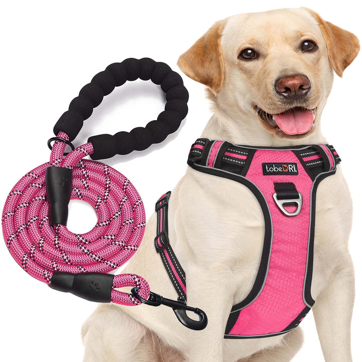 tobeDRI Hundegeschirr, kein Ziehen, verstellbar, reflektierend, Oxford-Gewebe, einfache Kontrolle, m