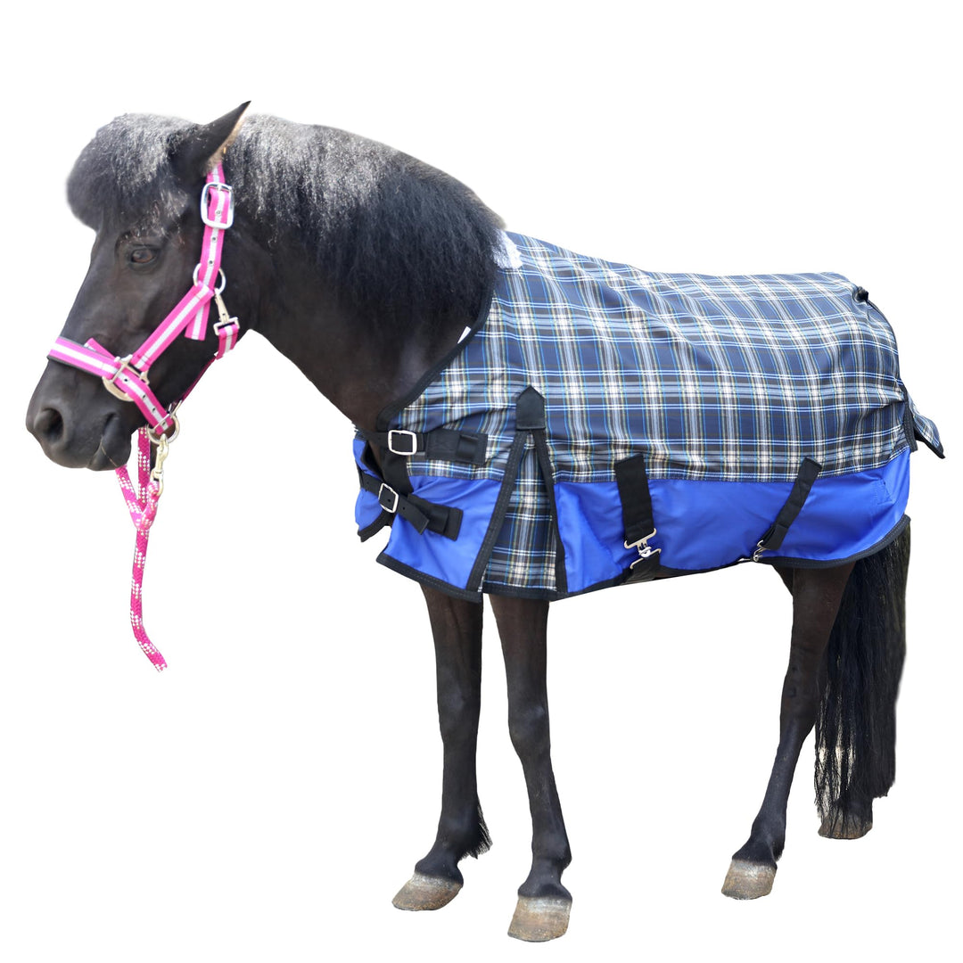 LEAFOREST 600 Denier Wasserdichter Shetland Teppich Pony Teppich Fohlen Teppich Keine Füllung Blau 9