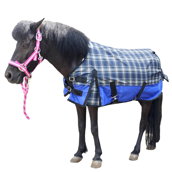 LEAFOREST 600 Denier Wasserdichter Shetland Teppich Pony Teppich Fohlen Teppich Keine Füllung Blau 9