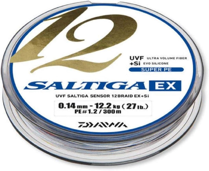 Daiwa Saltiga 12 Braid EX+SI MC - 600m Geflechtschnur 0.14mm / 12.20kg, 0.14mm / 12.20kg