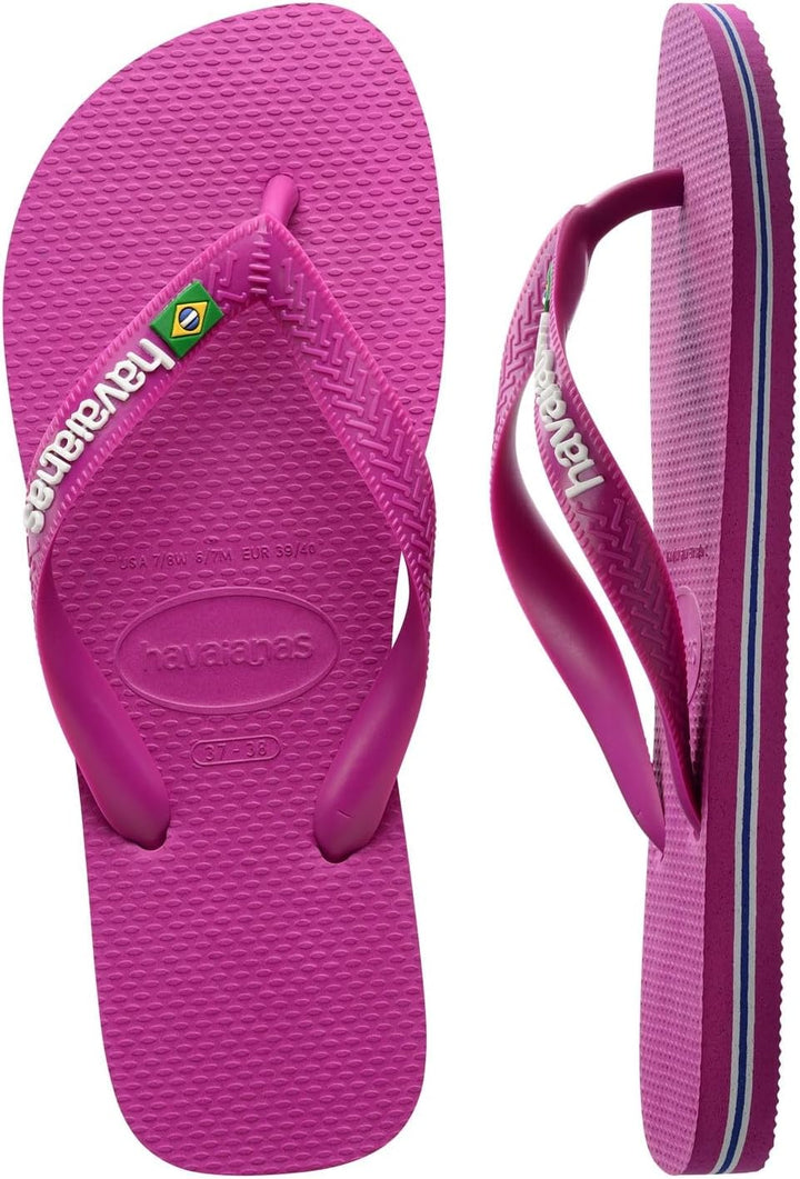 Havaianas - Brasil Logo, ikonische, bequeme und langlebige Badelatschen mit Brasilien- Flagge und ru