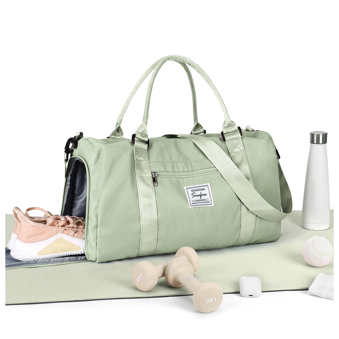 HYC00 Sport Duffel Bag Damen Sporttasche für Damen Herren mit Nassfach &amp; Schuhfach, Reisetasche Hand
