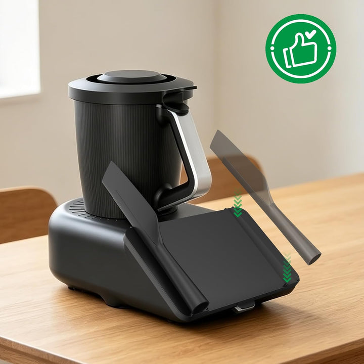 Displayschutz für Thermomix TM7 Displayabdeckung mit Spatelhalter, Thermomix TM7 Zubehör, Hartschale