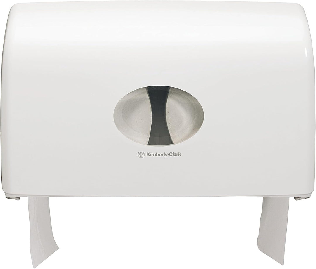 Aquarius, 6992, Toilettenpapierspender für Kleinrollen, Weiss, 1 x 1 Spender, Toilettenpapierspender