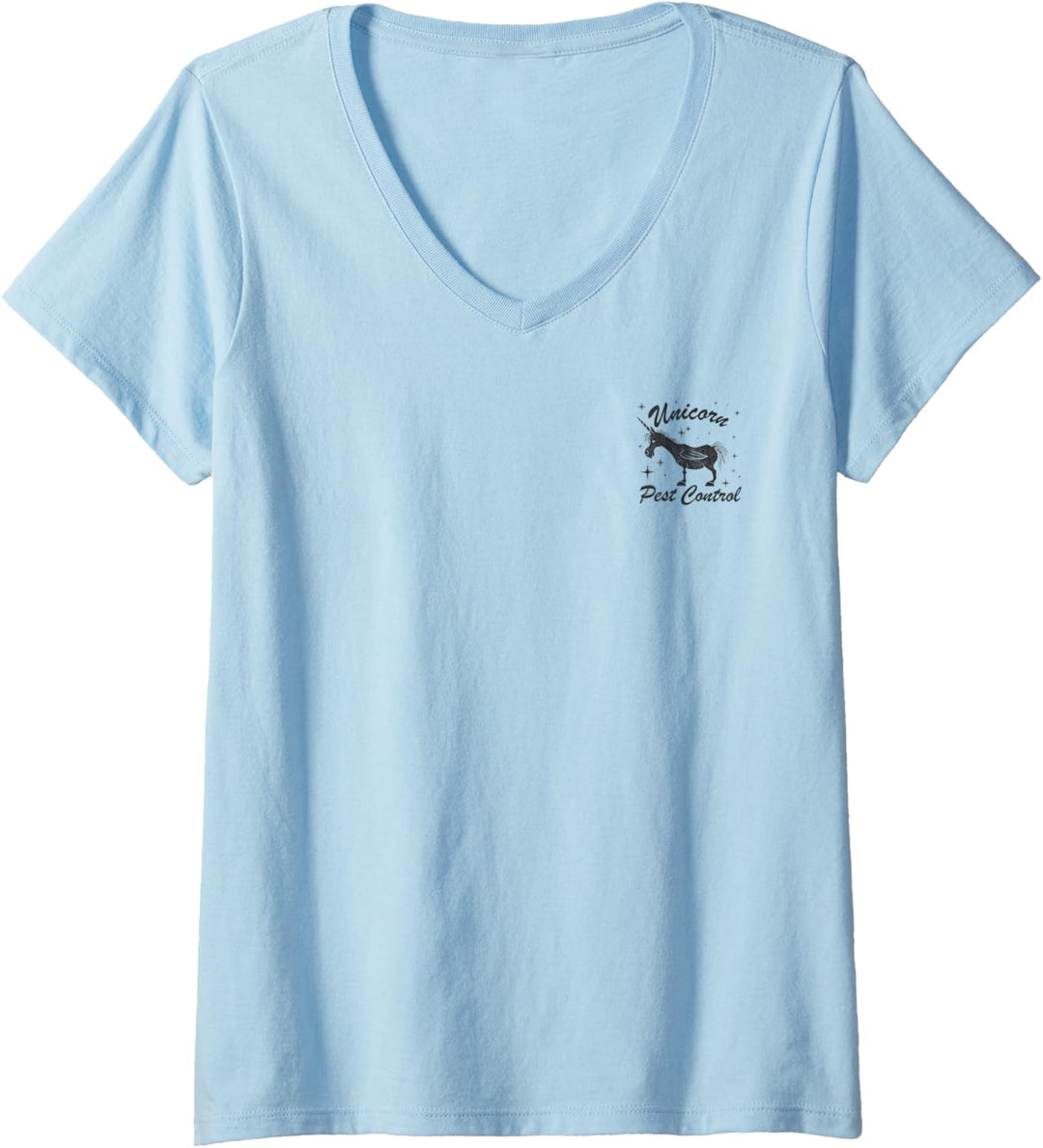 Disney Pixar Onward Unicorn Pest Control T-Shirt mit V-Ausschnitt