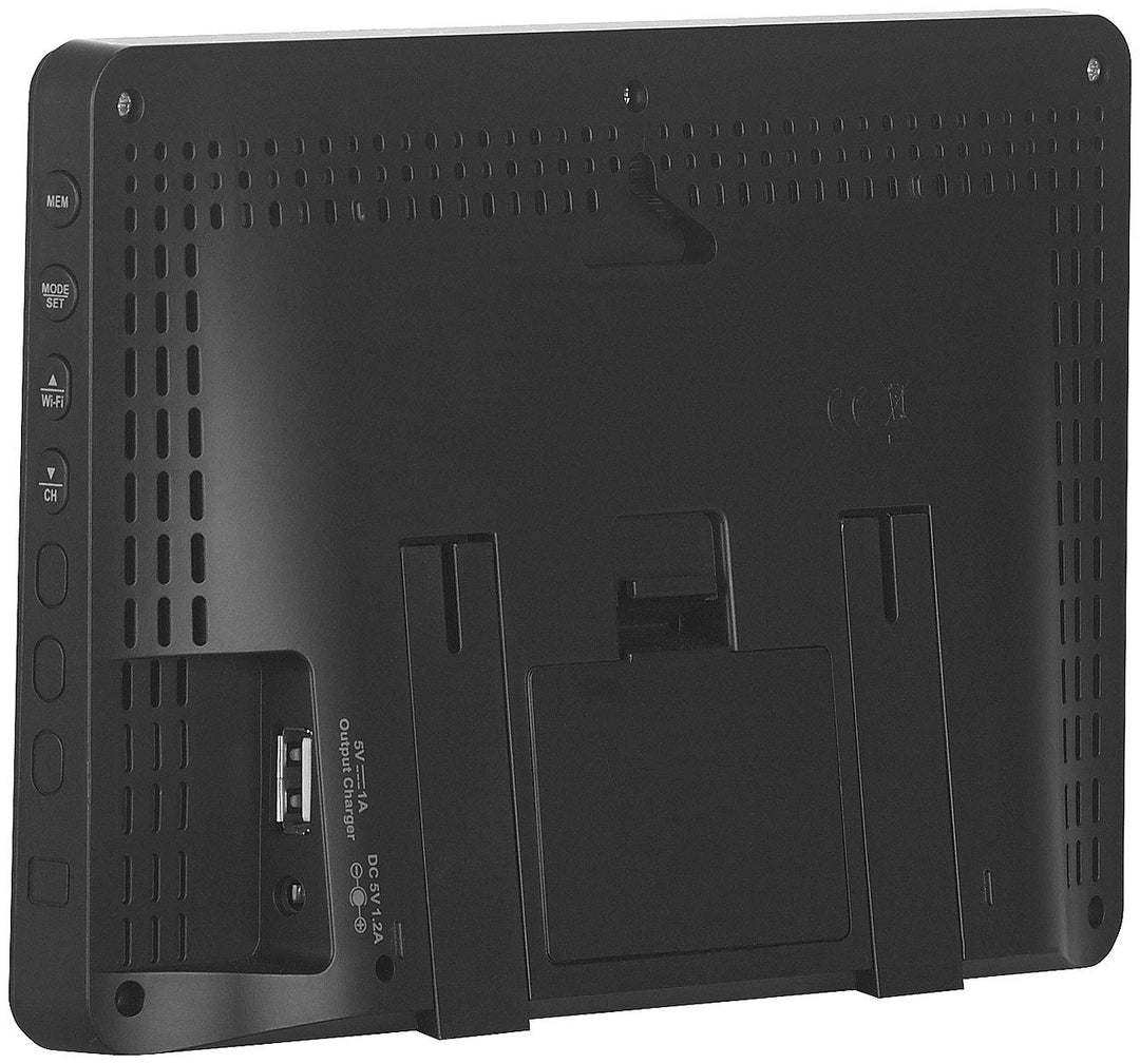 infactory Smart Life Wetterstation: WLAN-Funk-Wetterstation mit Aussensensor, XL-Farbdisplay und App