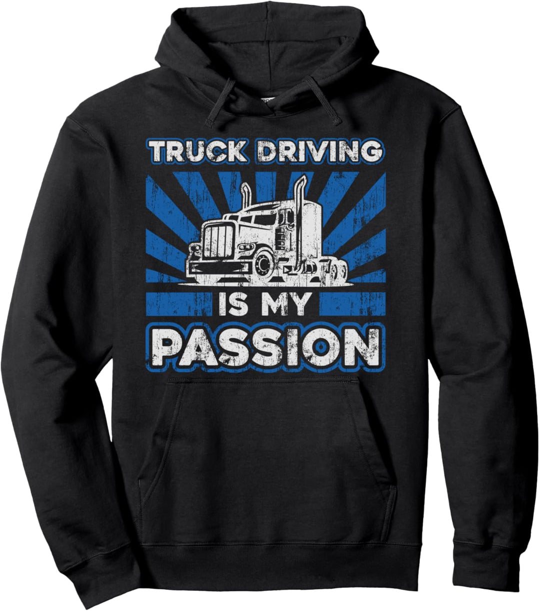 LKW Fahrer Lastwagenfahrer -Kraftfahrer Fernfahrer Trucker Pullover Hoodie