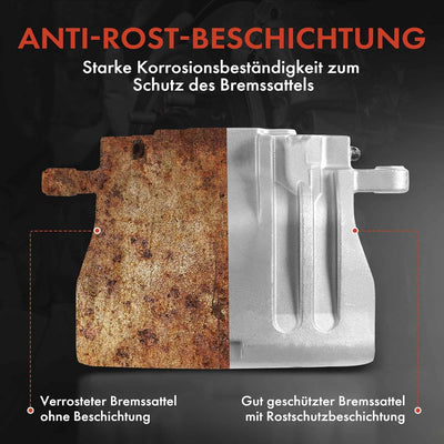 Frankberg Bremssattel Bremszange Vorne Rechts Kompatibel mit Terracan HP 2.5L-3.5L 2001-2003 Replace