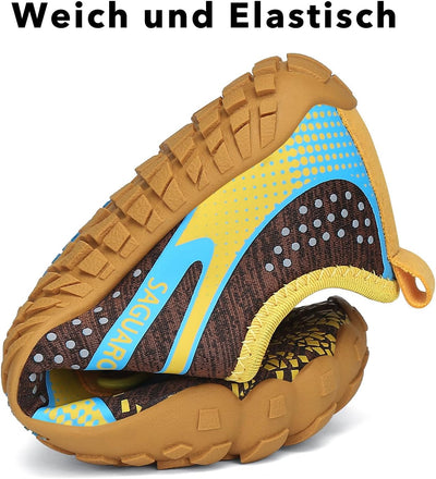 SAGUARO Barfussschuhe Kinder Barfussschuhe Schnell Trocknend Badeschuhe für Jungen Mädchen Gr.24-36