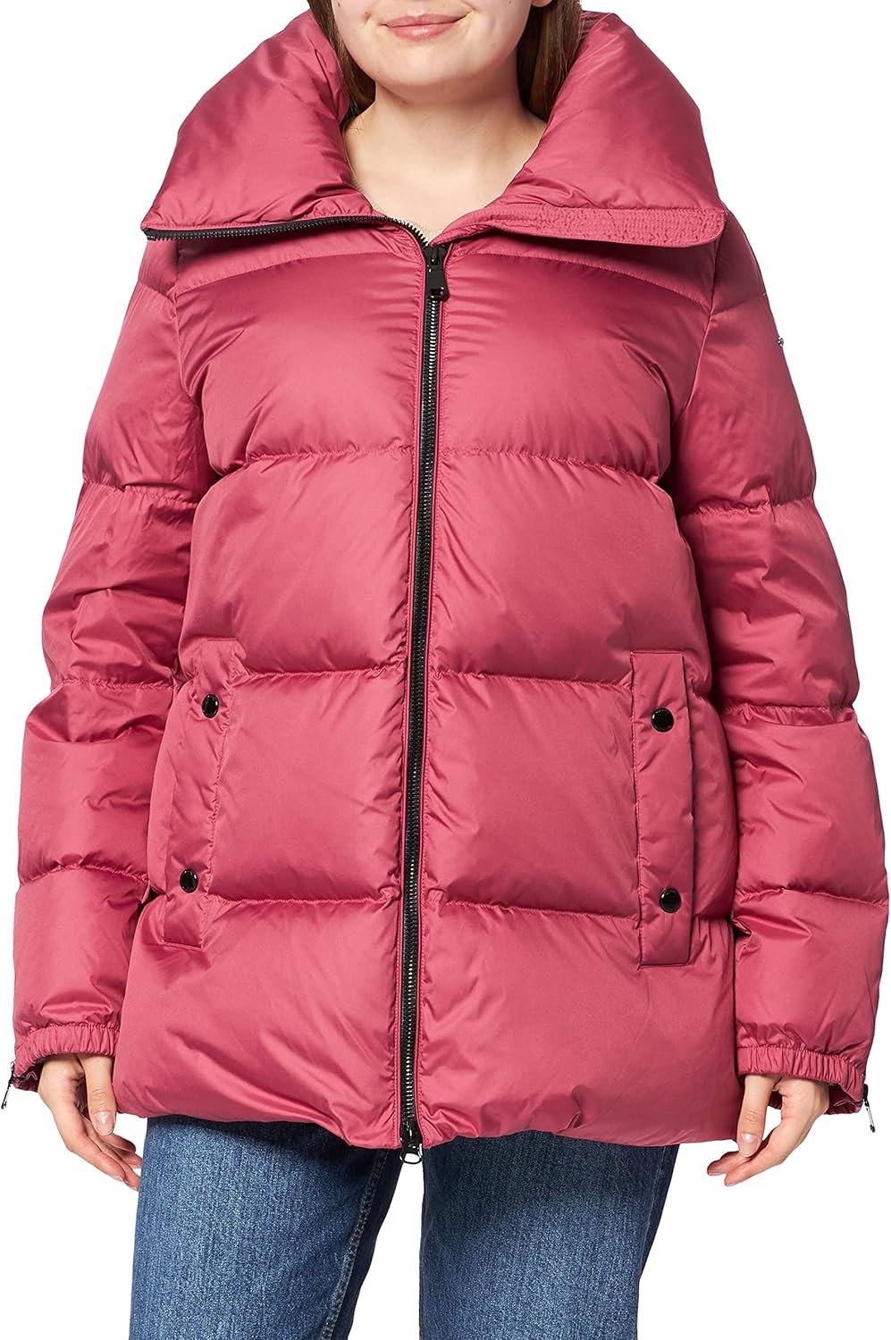 Geox Damen W Camei Down Coat 34 Mauvewood, 34 Mauvewood