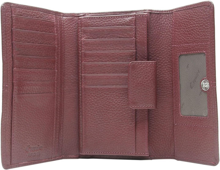 Esquire Verona Damenlangbörse 18 cm rot, Rot