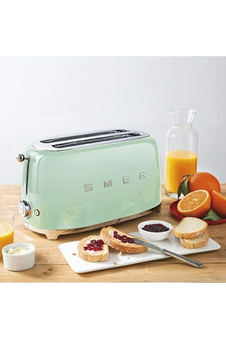 SMEG Toaster TSF02PGEU pastellgrün, 1500, Stahl, Pastellgrün