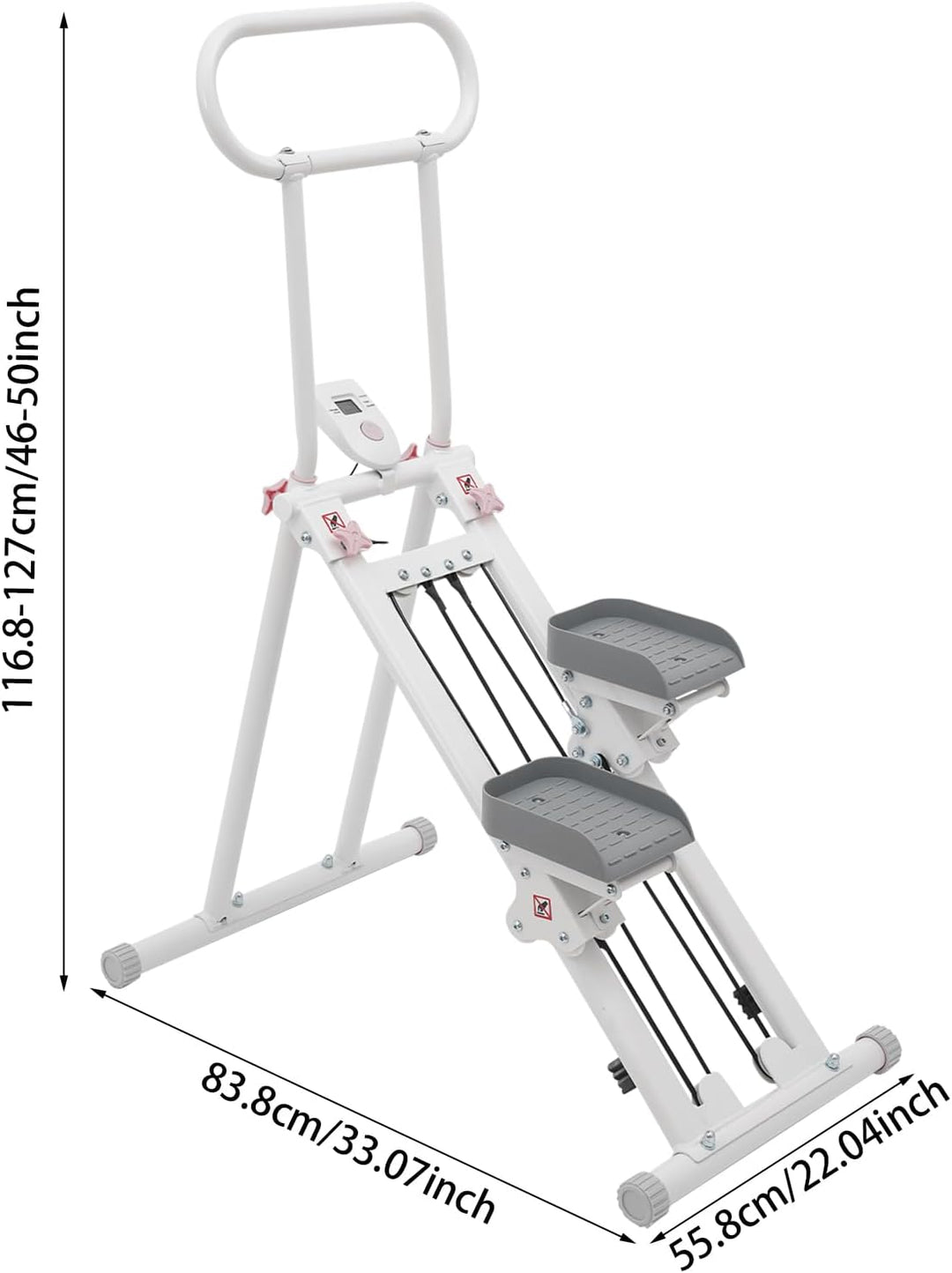 Stair Stepper für Home Gym Übung, Treppensteiger Ganzkörper-Workout, Klappbar, Vertikale Klettermasc