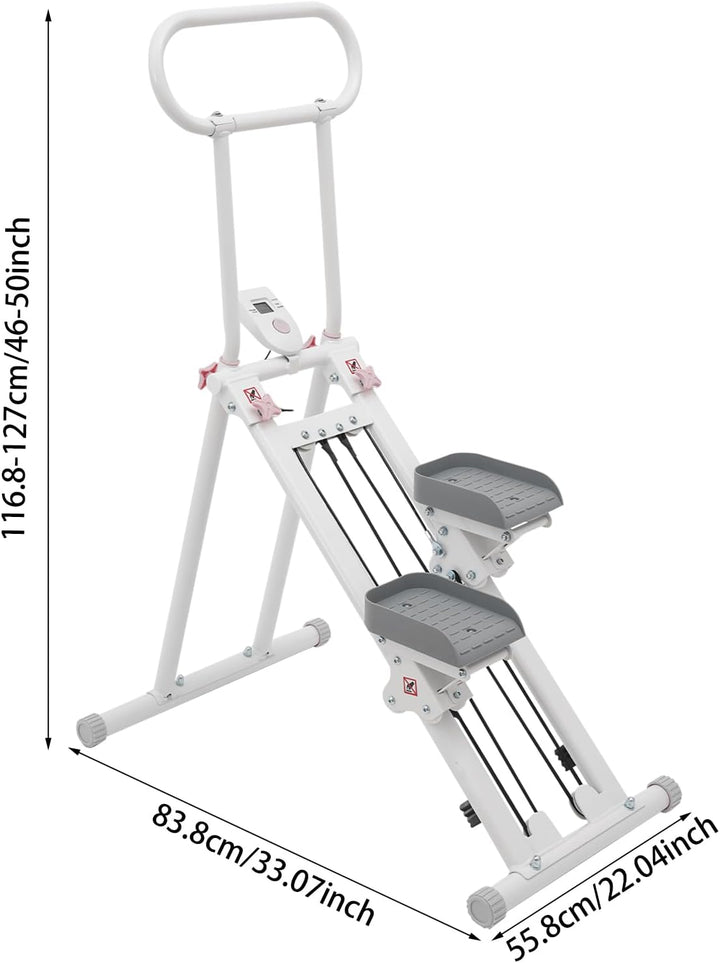 Stair Stepper für Home Gym Übung, Treppensteiger Ganzkörper-Workout, Klappbar, Vertikale Klettermasc