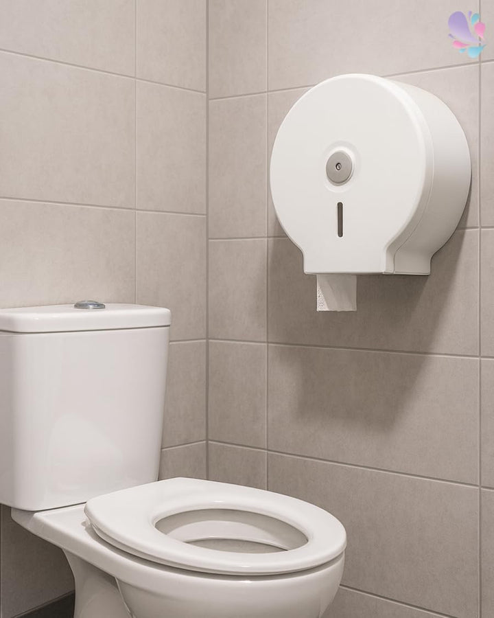 Toilettenpapier Innenabrollung SET, 6 Rollen, 2-lagig, 180m je Rolle, Zellstoff, wasserlöslich - 1 S