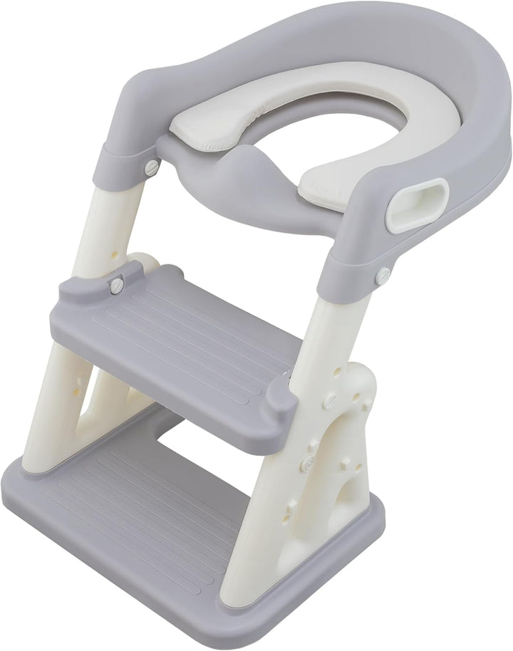 ALMAR Baby Treppe für Kinder, faltbar, mit WC-Adapter, Toilettensitz, Kinder-Toilettensitz, mit ruts