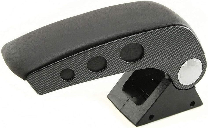 Universal Auto Armlehne Armlehne Mittelkonsole Aufbewahrungsbox Kunstleder Carbon