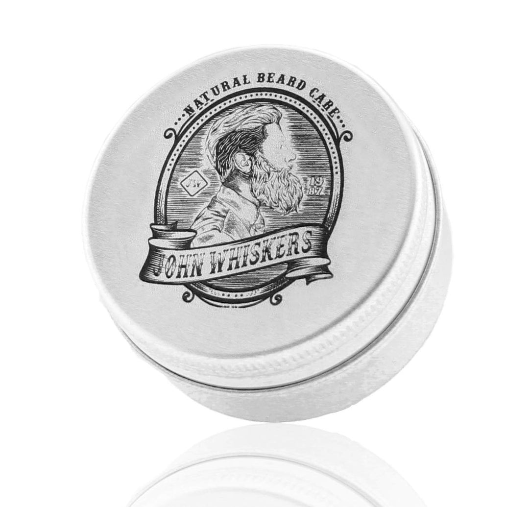 John Whiskers Bartwachs Made in Germany - natürliches &amp; veganes Bart Balsam - süsslich herber Duft -