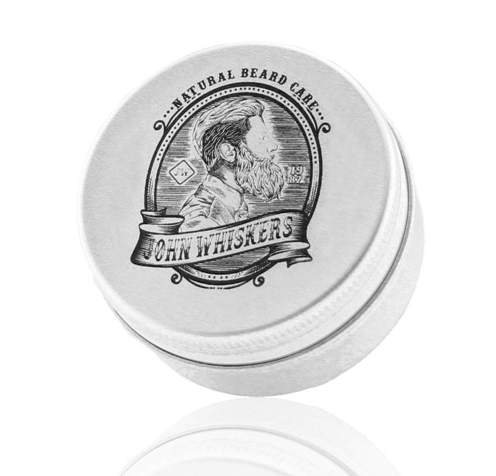 John Whiskers Bartwachs Made in Germany - natürliches &amp; veganes Bart Balsam - süsslich herber Duft -
