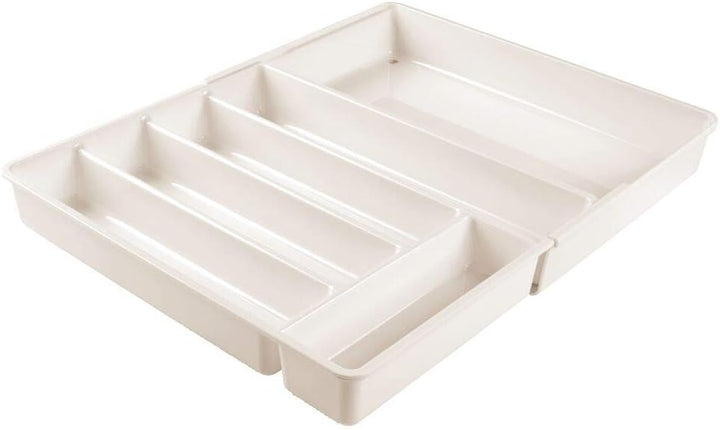 mDesign ausziehbarer Besteckkasten für Schublade und Küchenschrank – Küchen Organizer mit sechs Fäch