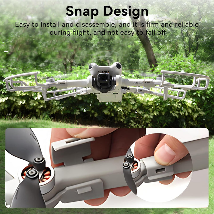 Mini 4 Pro Propellerschutz Schnellspanner Blattpropeller Schutz Propellerschützer Anti-Kollisions Pr