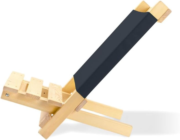 SDJOOL klappbarer Strandstuhl, Campingstuhl, Gartenstuhl, Liegestuhl aus Holz - Outdoorstuhl klappba